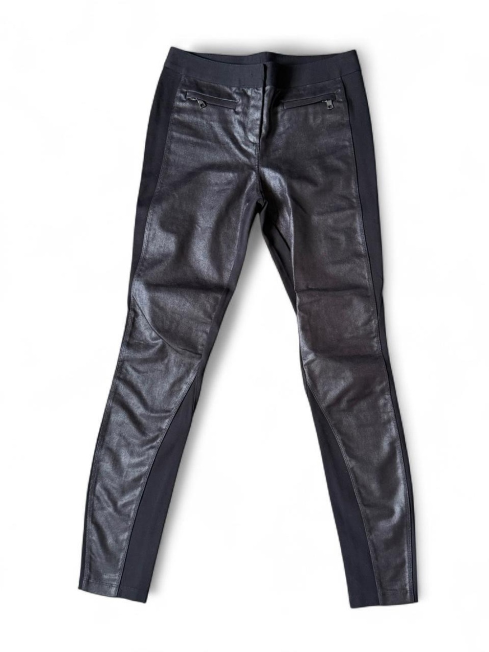 ARMANI EXCHANGE | Knit Moto Pants - Black - Small
